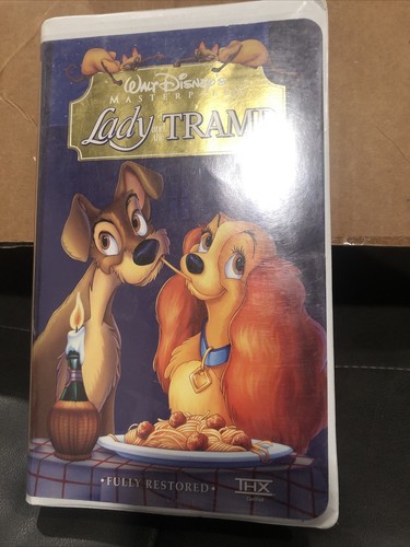 Disney Lady And The Tramp VHS Sealed Masterpiece Collection 1998 Collectible