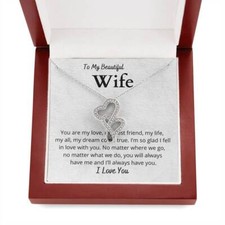 To My Wife Necklace, Christmas Gifts For Women, Anniversary Gift For Wife