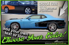 Billboard Cuda Racing Stripes Fits 2008-2014 2015-2023 Challenger Sxt Rt Srt8 Billboard Cuda Racing Stripes Fits 2008-2014 2015-2023 Challenger Sxt Rt Srt8