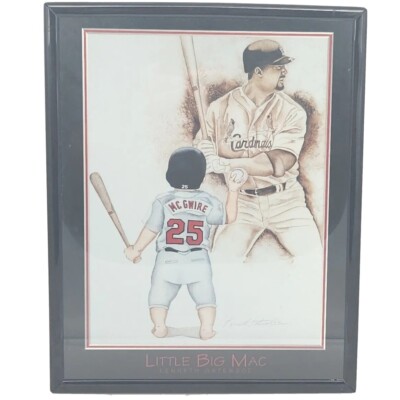 Little Big Mac by Kenneth Gatewood Mark McGwire Cardinals Hallmark Print