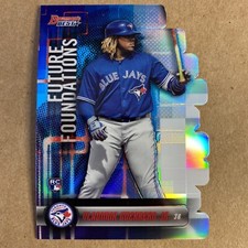 2019 Bowman’s Best Foundations Ref Vladimir Guerrero Jr. ROOKIE Blue Jays XP