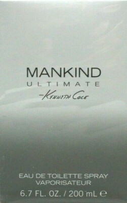 KENNETH COLE MANKIND ULTIMATE EAU DE TOILETTE SPRAY FOR MEN 6.7 Oz / 200 ml NEW!