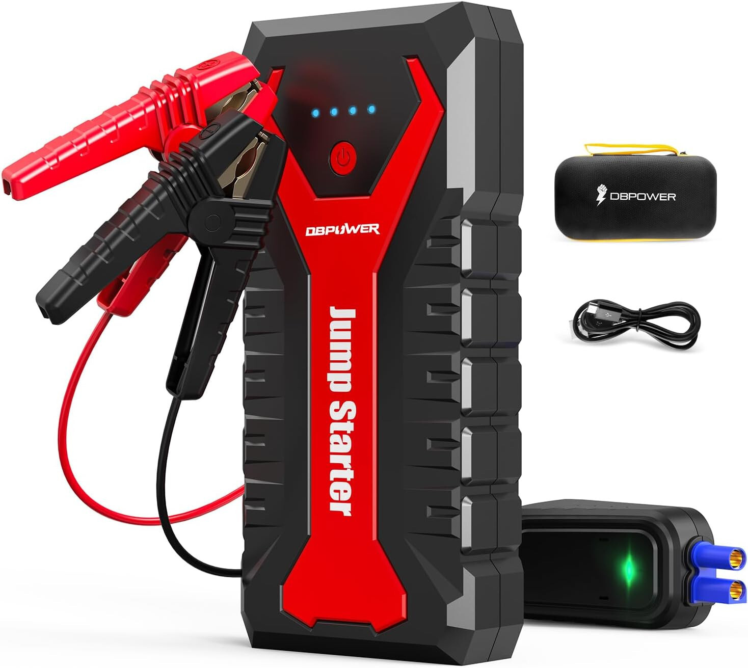 DBPOWER 3000A 21800mAh Portable Car Jump Starter Booster Jumper Box Power Bank