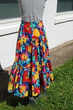 Vintage 3 tiered Western Longer Prairie Skirts, gently worn