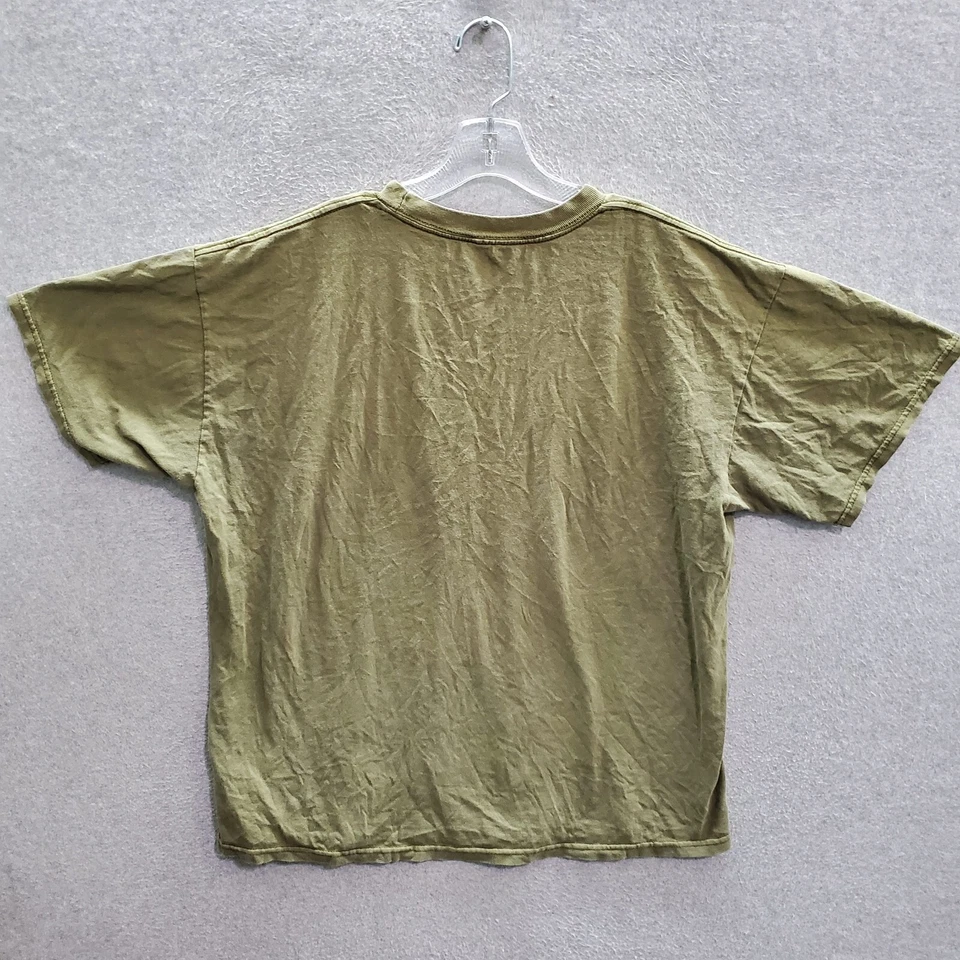 Camiseta Hunting Excuses Hombre XL Oliva Logo Listas Manga Corta Cuello Redondo Camiseta Foto 4 de 4