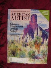 AMERICAN ARTIST December 1991 Curt Walters Richard Estes Robert L. Schultz