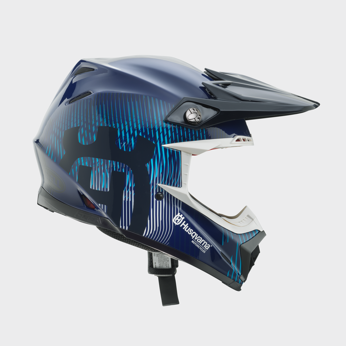 ハスクバーナ BELL オフロード ヘルメット バイク husqvarna 2024 HUSQVARNA BELL MOTO 9S FLEX RAILED HELMET DOT SNELL OEM