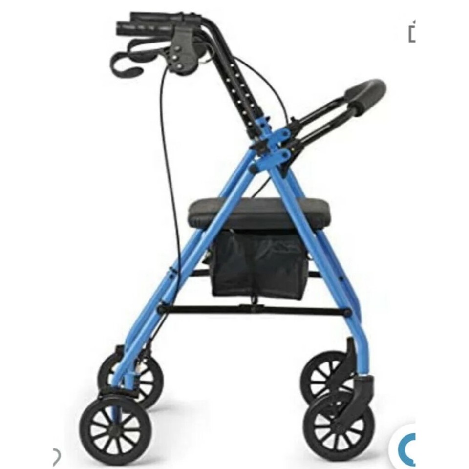 LEFT Side Handle Bar. Parts. Guardian Basic 6" Steel Rollator Walker eBay