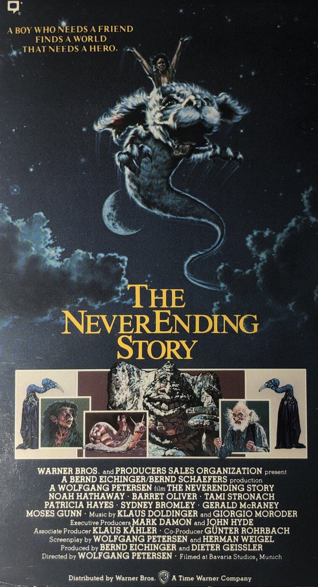 The Neverending Story(VHS 1984)TESTED-RARE VINTAGE