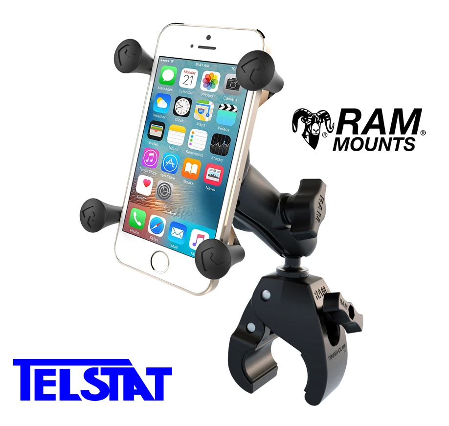 RAM XGrip Phone Mount with Tough-Claw RAM-B-400-UN7U - Handlebars, Kayak, Bikes - Image 2 of 4