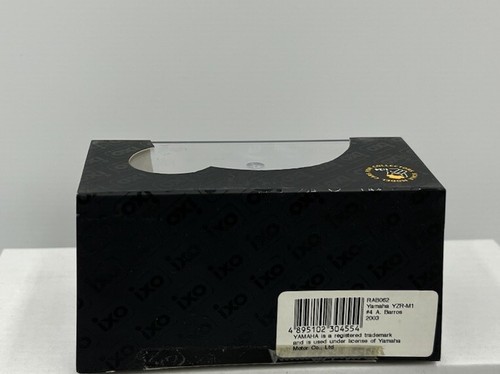 1:24 YAMAHA YZR M1 #4 A.BARROS MOTOGP 2003 RAB062 IXO MODELS - Picture 2 of 6
