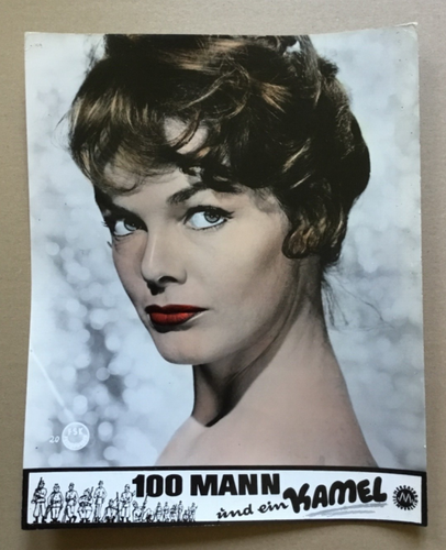 100 Mann und ein Kamel (Kinoaushangfoto '60) - Annie Birgit Garde
