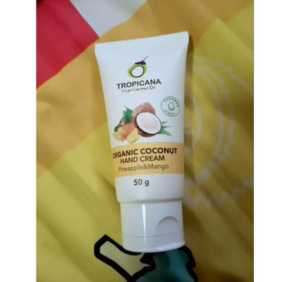 Thai Coconut Hand Cream Pineapple Mango Natural Oil 50 g x  4 pcs.