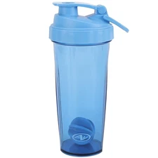 Athletic Works Blue 24oz Shaker Bottle - Durable Tritan, BPA-Free, Leak-Proof