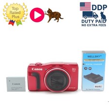  Near MINT  Canon PowerShot SX710 HS Red 20.3 MP Digital Camera From JAPAN