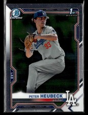 2021 Bowman Draft Peter Heubeck #BDC-146 Chrome