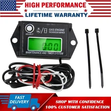 New Digital Tach Hour Meter Tachometer Counter For Lawn Mower Generator Dirtbike