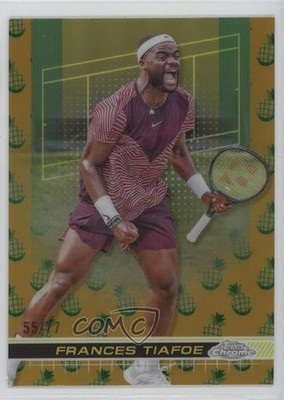 2024 Topps Chrome Pineapple Refractor 55/77 Frances Tiafoe #132 2qw