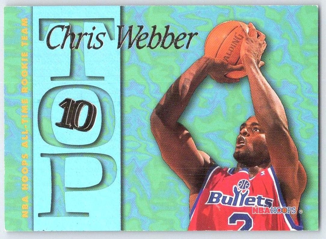 1995-96 Hoops #AR3 Chris Webber Washington Bullets