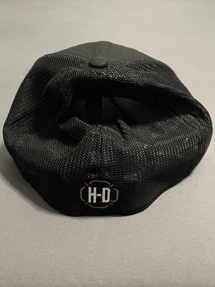 Gorra de camionero tejida Harley-Davidson 99471-19VM/000L para hombre nueva con etiquetas New Era 39THIRTY L-XL Foto 2 de 4