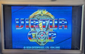 Sega Saturn Gun Controller Light Gun HSS-0152 + Virtua Cop 1 & 2. Tested. Japan