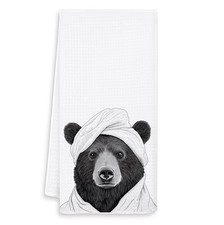 Cute Bear Bathroom Hand Towel Animal Decor Kids Gifts 16x24 Inch