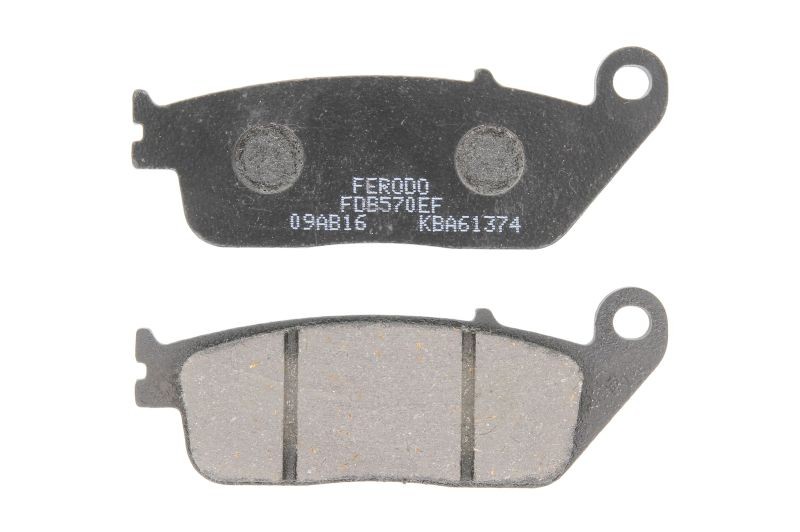 Für FERODO FDB570EF Brake pads FDB570EF  eco friction, intended use road-small