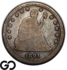 1891-S Seated Liberty Quarter