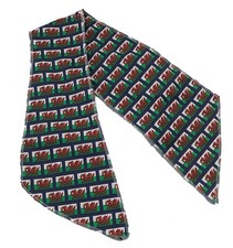 National Flag of Wales Neck Tie St Davids Day Fancy Dress Costume Accessory