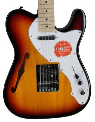 Squier Affinity Tele Thinline Electric Guitar - 3 Tone Sunburst  #ME1189