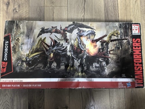Hasbro Transformers Age of Extinction Dinobots Platinum Edition G1 Ver. 5-pack - Picture 1 of 2