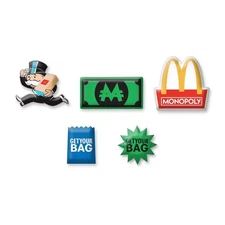 McDonald's Monopoly Game Lapel Pins - Set of 5 - NEW