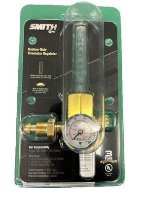 #ad Miller Flowmeter Regulator CGA 580 Smith Company Argon Nitrogen Etc $98.00