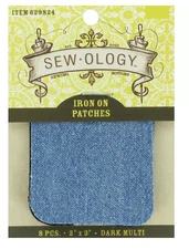 Sew-Ology Blue & White Iron-On Transfers New