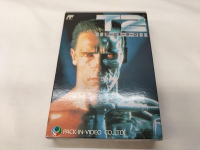 Pack-In-Video T2 Terminator 2 Judgment Day Famicom NES Japan Game PAC-TJ 1992