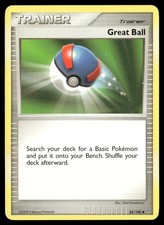Great Ball 85/100 Uncommon Stormfront Pokemon Damaged