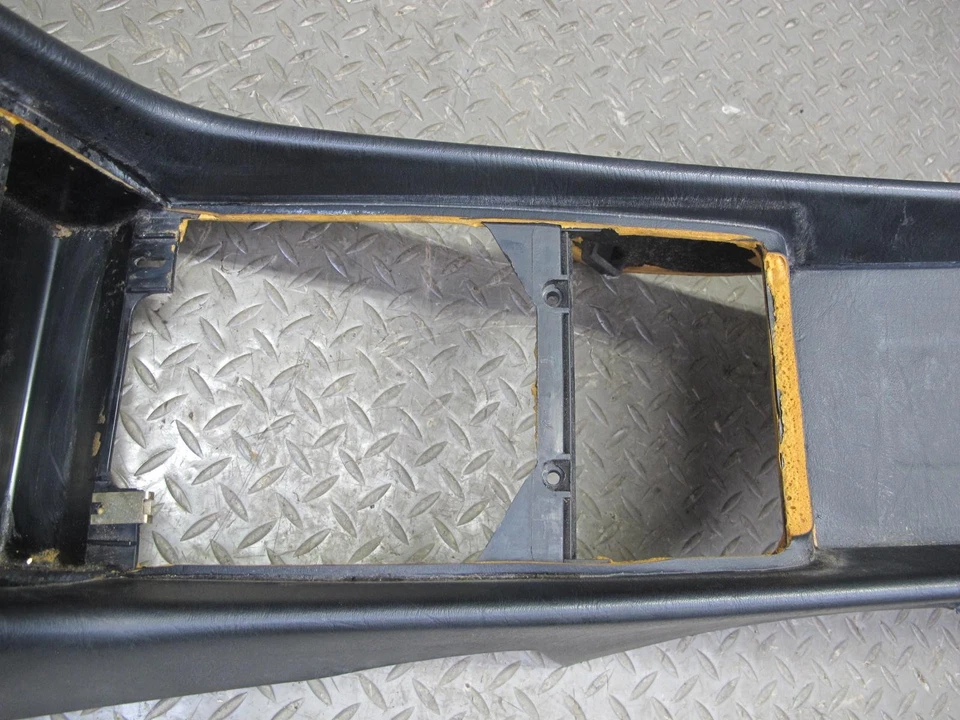 86-89 MERCEDES R107 560SL CONSOLA CENTRAL DELANTERA MOLDURA PANEL NEGRO OEM Foto 4 de 4