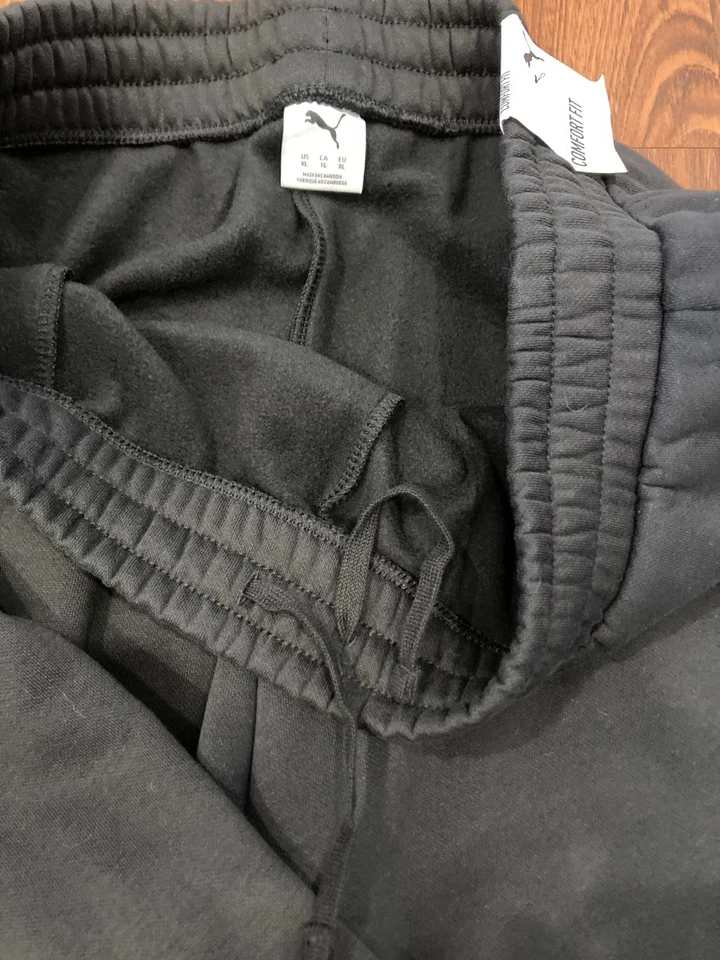 Conjunto de 2 piezas de chándal para mujer Puma chaqueta negra con capucha pantalones talla XL nuevo Foto 4 de 4