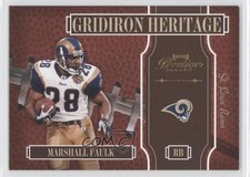 2005 Playoff Prestige Gridiron Heritage Marshall Faulk #GH-8 HOF 0a7