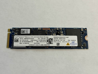 Used - Intel Optane 512GB M.2 NVMe SSD PCIe Gen3 x4 (HBRPEKNX0202AHL)
