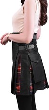 Hybrid Utility Kilts for Women Scottish Traditional Highland Costume Kilts