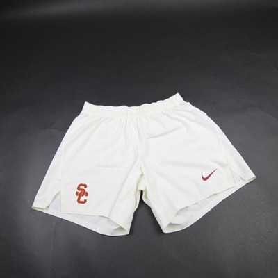  USC Trojans Nike Dri-Fit Practice Shorts Men's Off-White Used Multiple Sizes