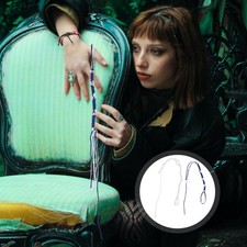 12 Pcs Shawl Tassel Rope Jewish Prayer Fringes Clips Clip-on Tzitzit Tassels