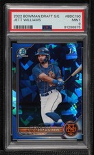 2022 Bowman Chrome Draft Sapphire Edition Jett Williams #BDC-190 PSA 9 MINT 0y9y