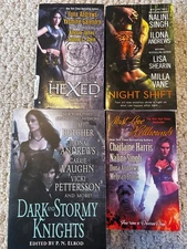 Lot of 4 PB Novella Collections Includes One Ilona Andrews In Each Urban Fantasy