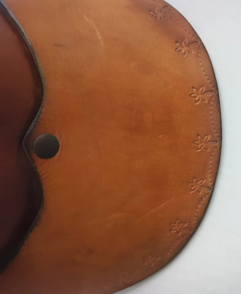 Parasol de cuero, ajustable, motociclista, vaquero, pescador, etc. Foto 3 de 4