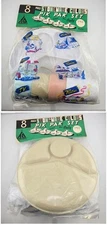 TWO vintage 1960s Pik Pak 8 pc Plastic Picnic Set in Original Bag, New Old Stock