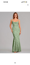 Azazie Bridesmaid Dress Dusty Sage- Discontinued 