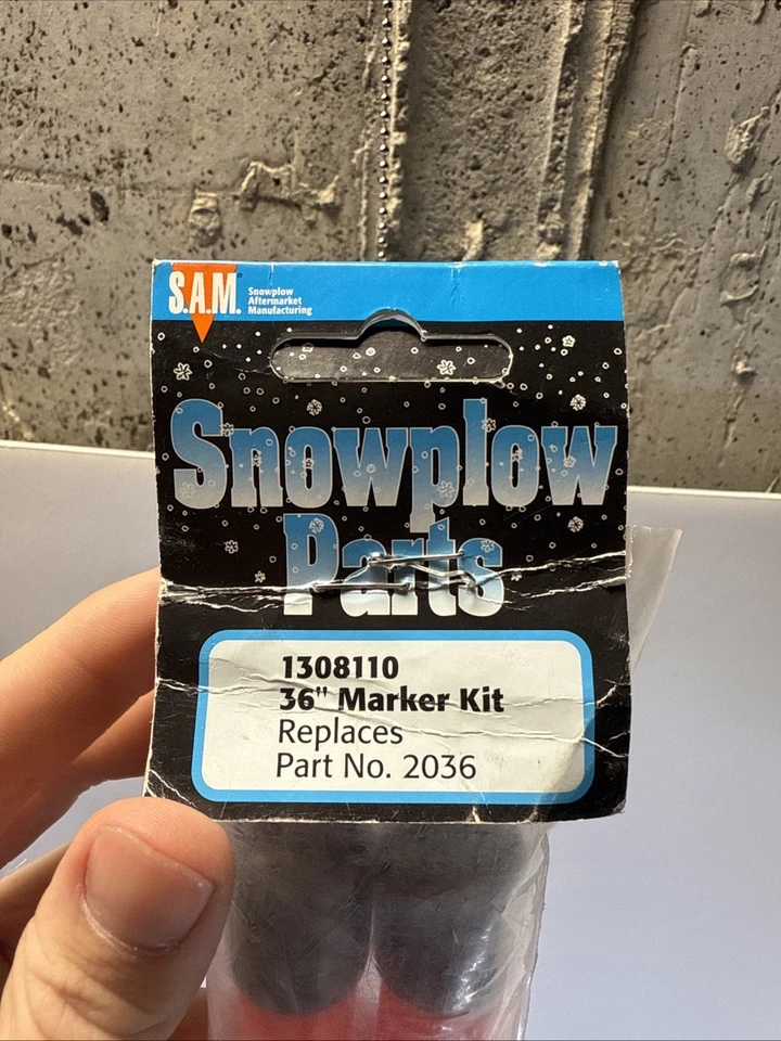 SAM 1308110 Nylon Snowplow Marker Fluorescent Orange (3/4" X 36") 2 PACK 2036 - Image 2 of 4