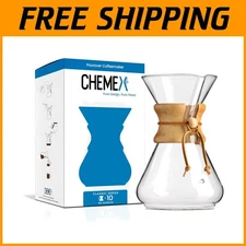 50oz Pour-Over Glass Coffeemaker - Classic Design